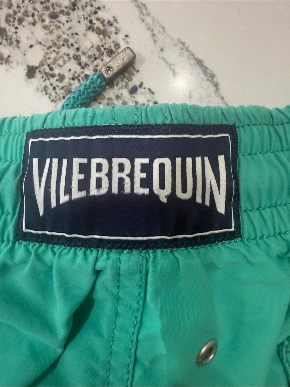 Vilebrequin Teal Green Men's Swim Trunks